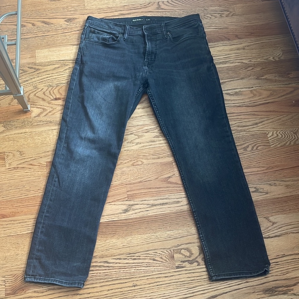 Old navy black faded jeans - Picture 4 of 9